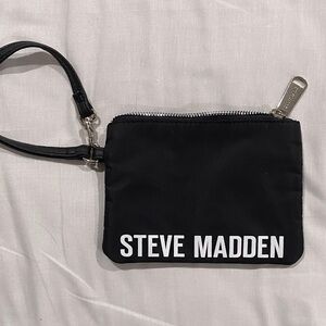 Steve Madden Black Wristlet (unused)